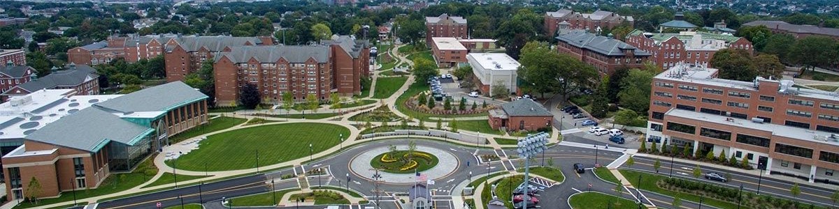Providence College aerial view